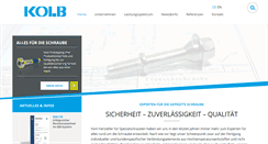 Desktop Screenshot of kolb-schrauben.de